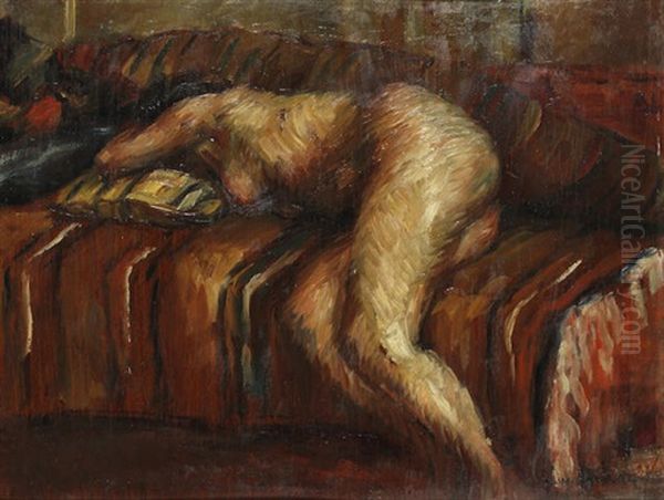 Reclining Nude by Georges Hanna Sabbagh