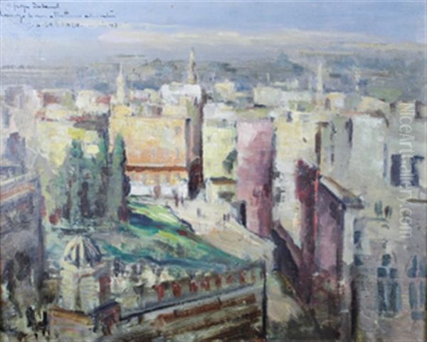 Le Caire Oil Painting by Georges Hanna Sabbagh