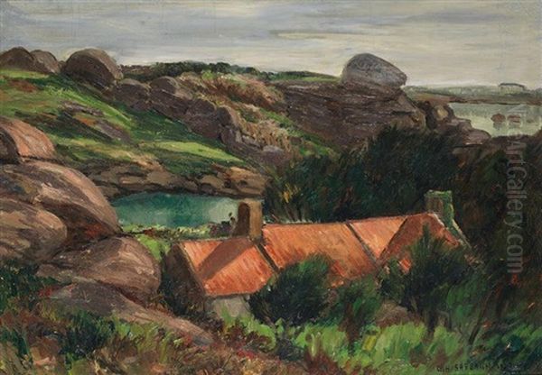 Paysage De Bretagne by Georges Hanna Sabbagh