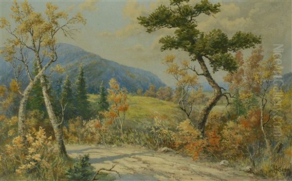 Gatineau Landscape Oil Painting by William Harvey Sadd