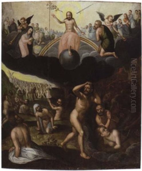 The Last Judgement Oil Painting by Jan Sadeler I