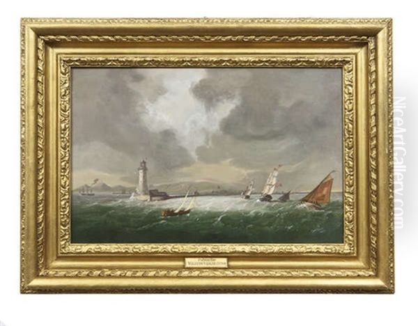 Dublin Bay Oil Painting by William Sadler the Younger