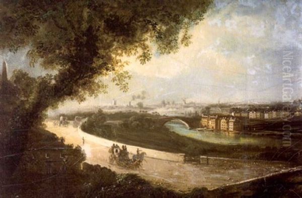 A View Of Dublin From Islandbridge Oil Painting by William Sadler the Younger