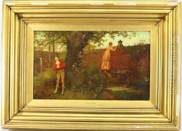 Eavesdropper Oil Painting by Walter Dendy Sadler