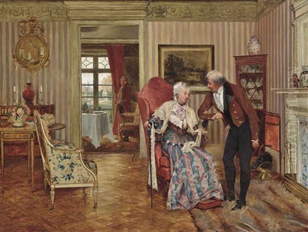 For Fifty Years Oil Painting by Walter Dendy Sadler