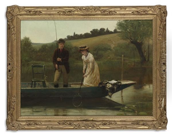 Netting The Catch by Walter Dendy Sadler