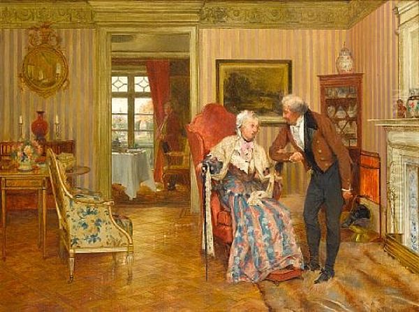 For Fifty Years Oil Painting by Walter Dendy Sadler