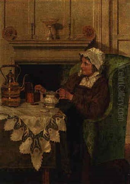 The Cup That Cheers Oil Painting by Walter Dendy Sadler