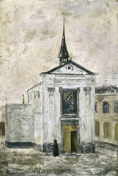 Kapel Van De Werf Te Aalst Oil Painting by Valerius De Saedeleer