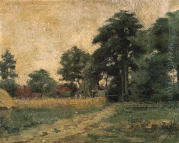 Zomerlandschap Oil Painting by Valerius De Saedeleer