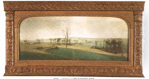 Heftlandschap Oil Painting by Valerius De Saedeleer