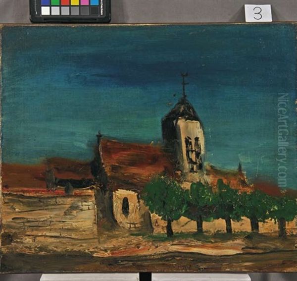 Clamart, Suburbs In Paris Oil Painting by Yuzo Saeki