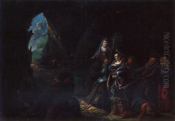 The Witches' Sabbath Oil Painting by Cornelis Saftleven