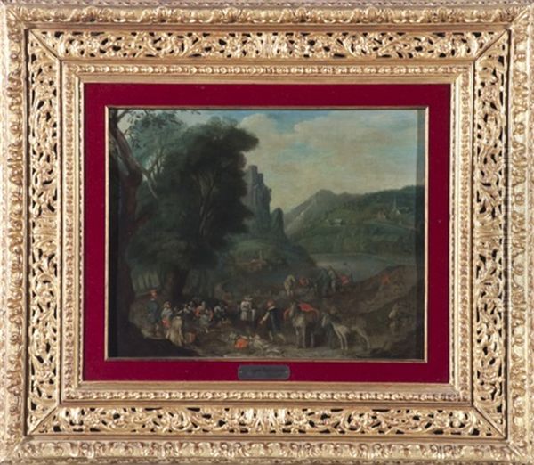 Paesaggio Oil Painting by Herman Saftleven