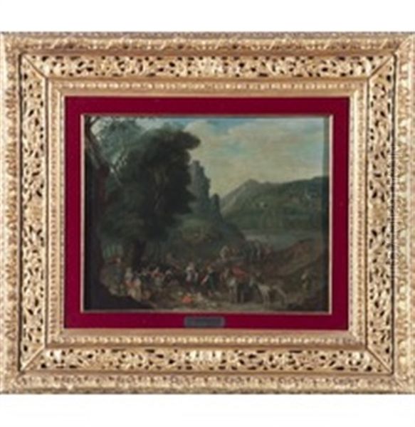 Paesaggio Oil Painting by Herman Saftleven