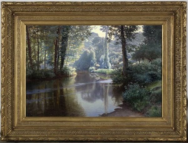 Un Coin De L'orne Oil Painting by Paul (Jean Marie) Sain