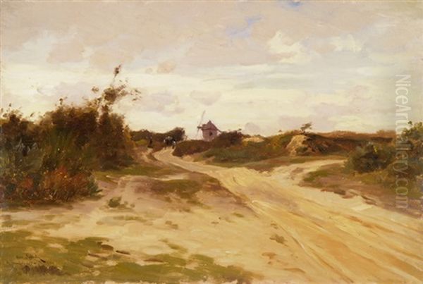 Bretonische Landschaft Oil Painting by Henri Saintin