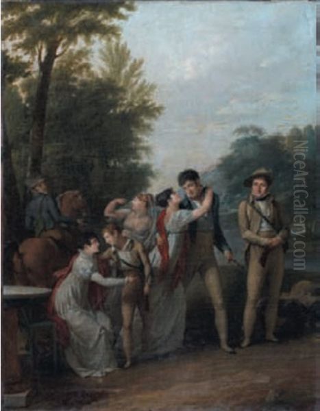 La Famille Du Chasseur by Jean Pierre Saint-Ours