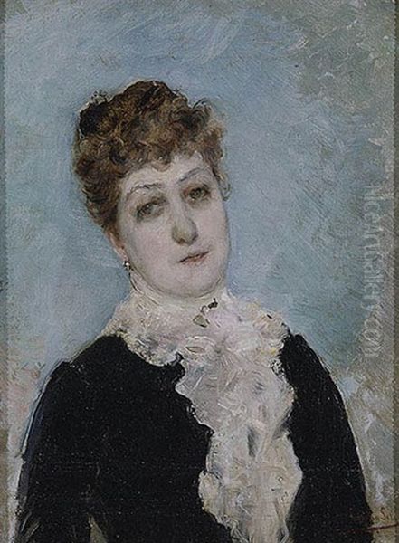 Retrato De Dama by Emilio Sala Frances