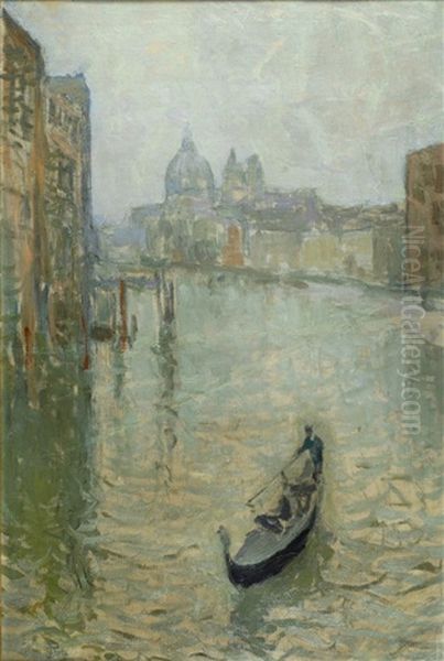 Calle A Venezia Oil Painting by Paolo Sala