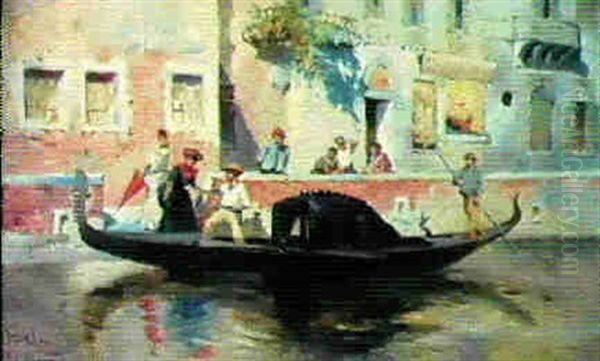 Mattinata Veneziana Oil Painting by Paolo Sala