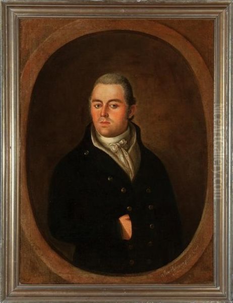 Colonel Thomas Butler Jr. (1748-1805) Oil Painting by Jose Francisco Xavier de Salazar y Mendoza