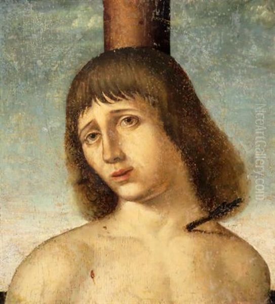 Saint Sebastian Oil Painting by Antonio de Saliba