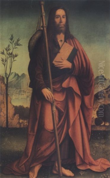 Saint James The Greater Oil Painting by Antonio de Saliba