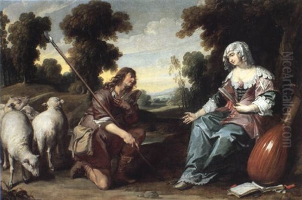 Granida Et Daifilo Oil Painting by Anthonis Sallaert