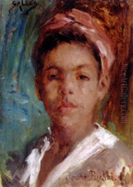 Jeune Biskri Oil Painting by Pierre-Alexandre Salles