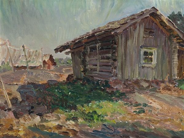 A View Of The Countryside Oil Painting by Santeri Salokivi