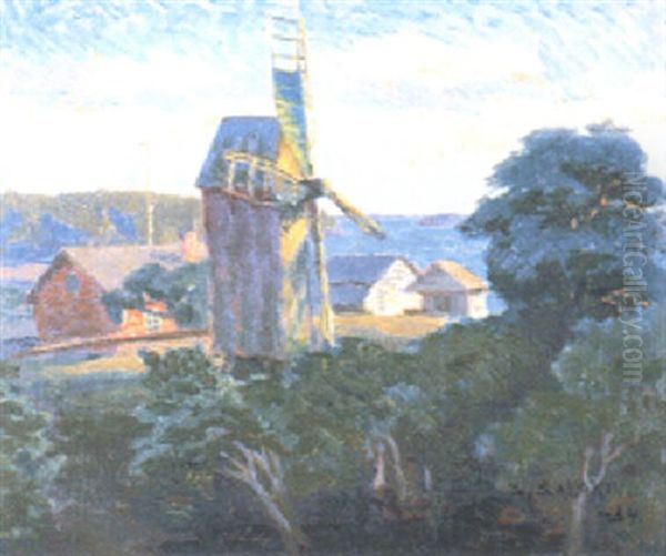 Den Gamla Vaderkvaren Oil Painting by Santeri Salokivi