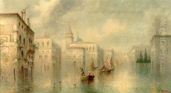 Venetian Capriccio Oil Painting by James Salt