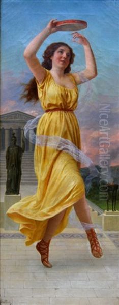 Dance Of The Gods Oil Painting by Pietro Saltini