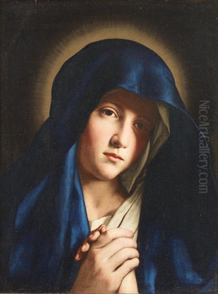 Mater Dolorosa Oil Painting by Giovanni Battista Salvi (Il Sassoferrato)