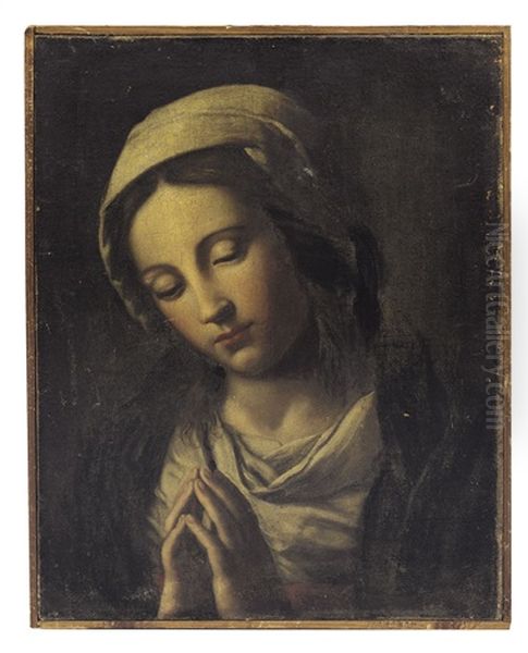 Vergine Orante Oil Painting by Giovanni Battista Salvi (Il Sassoferrato)