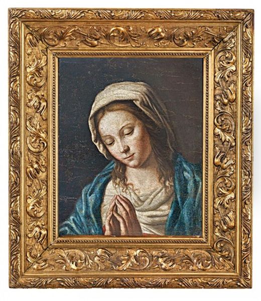 Maria Oil Painting by Giovanni Battista Salvi (Il Sassoferrato)