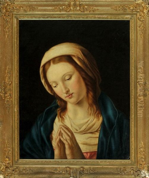 Betende Maria Oil Painting by Giovanni Battista Salvi (Il Sassoferrato)