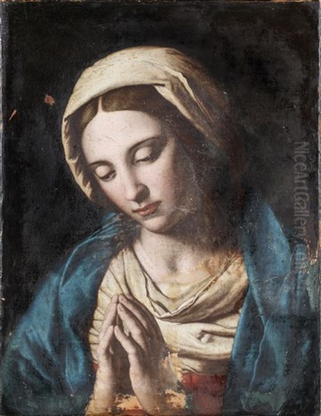 Vierge En Priere Oil Painting by Giovanni Battista Salvi (Il Sassoferrato)