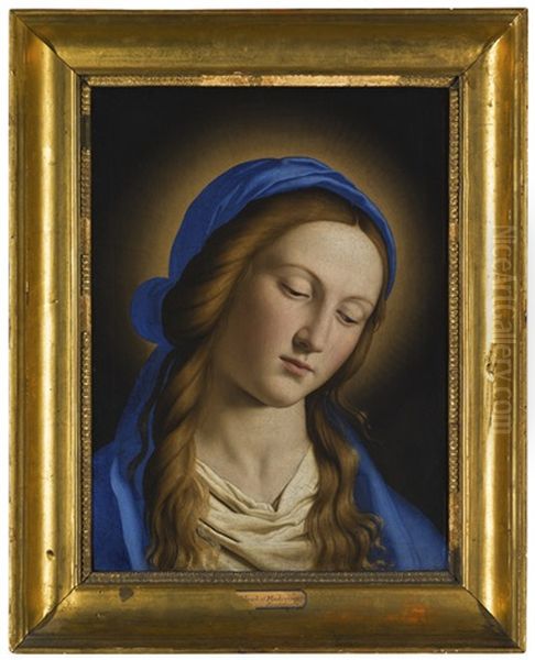 The Madonna Oil Painting by Giovanni Battista Salvi (Il Sassoferrato)