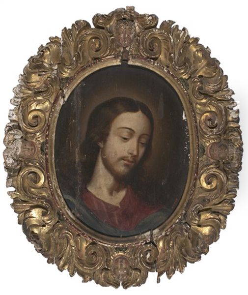 Bustos De Cristo Y De La Virgen Maria Oil Painting by Giovanni Battista Salvi (Il Sassoferrato)