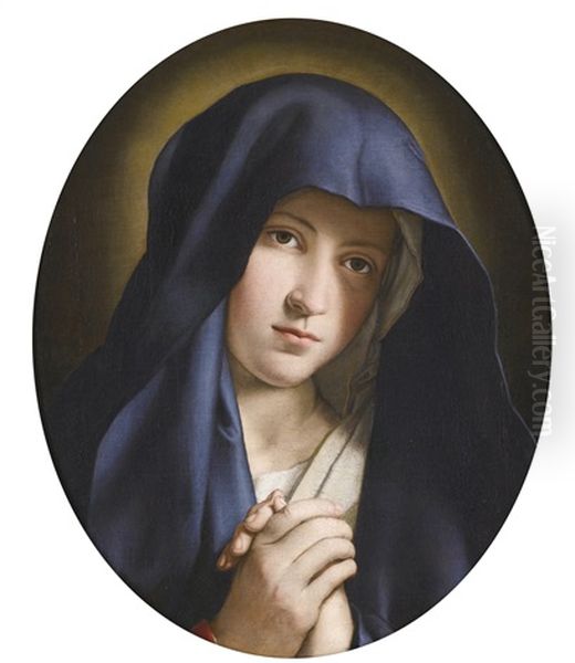 The Madonna At Prayer Oil Painting by Giovanni Battista Salvi (Il Sassoferrato)