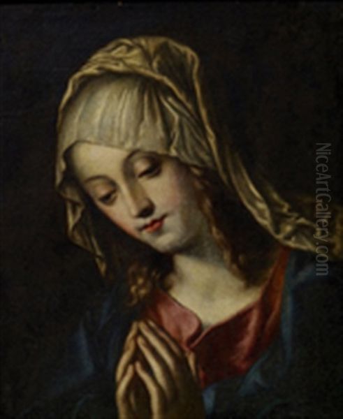 Betende Madonna Oil Painting by Giovanni Battista Salvi (Il Sassoferrato)