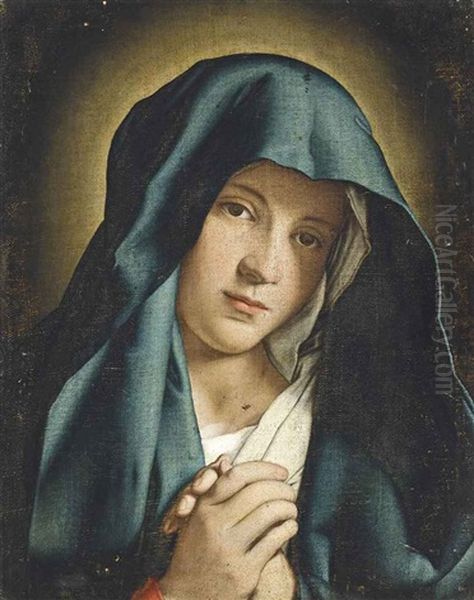 The Madonna In Prayer Oil Painting by Giovanni Battista Salvi (Il Sassoferrato)