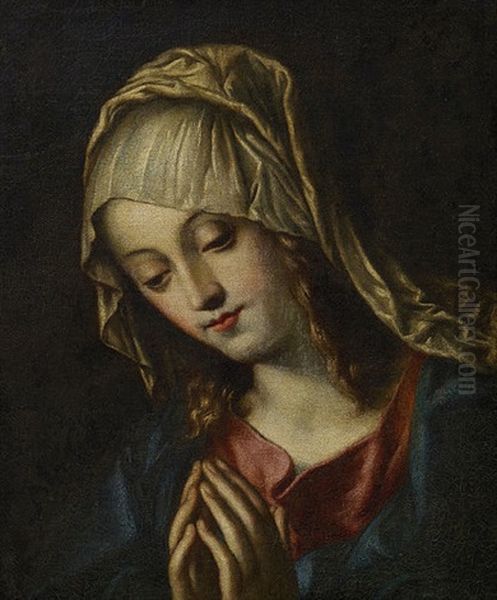 Betende Madonna Oil Painting by Giovanni Battista Salvi (Il Sassoferrato)