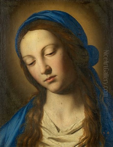 Vierge En Priere Oil Painting by Giovanni Battista Salvi (Il Sassoferrato)