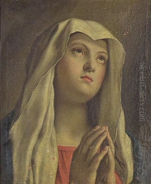 Vierge En Priere Oil Painting by Giovanni Battista Salvi (Il Sassoferrato)