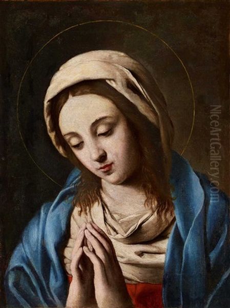 Betende Maria Oil Painting by Giovanni Battista Salvi (Il Sassoferrato)