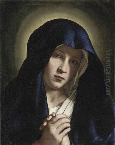 Mater Dolorosa Oil Painting by Giovanni Battista Salvi (Il Sassoferrato)