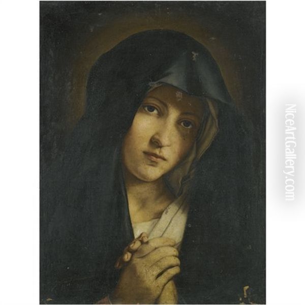 The Virgin At Prayer Oil Painting by Giovanni Battista Salvi (Il Sassoferrato)